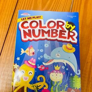 Color by Number Activity Book for Kids